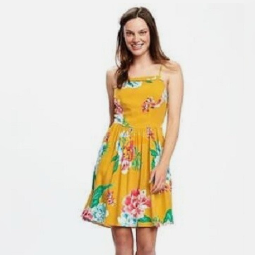 NWT Fit & Flare Floral Dress, Sz Lrg